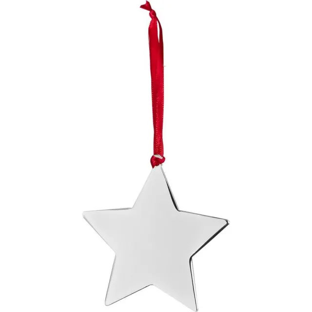 Edzard Kerstboomhanger - Ster - Verzilverd - 8 cm