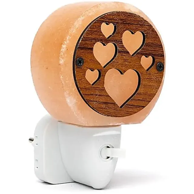 Phoenix Import Mani Bhadra Zoutlamp nachtlampje harten – 11,5 cm x 5,5 cm