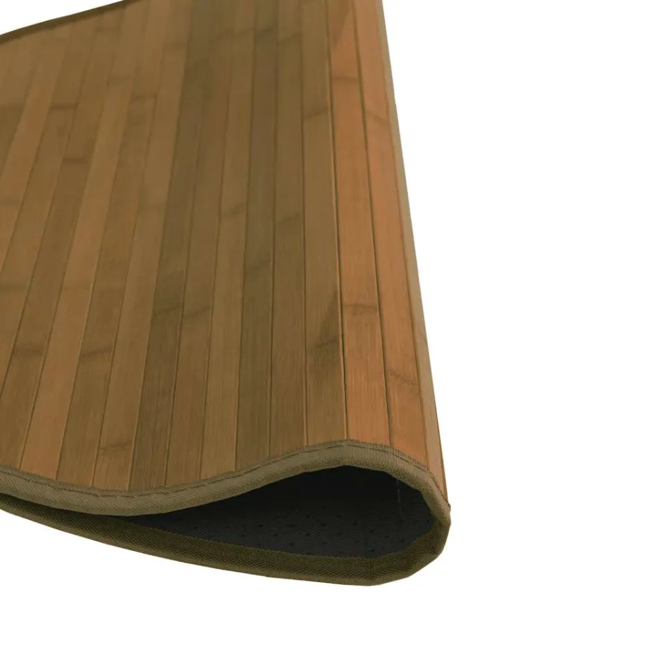 vidaXL Vloerkleed rond 80 cm bamboe bruin, foto 4