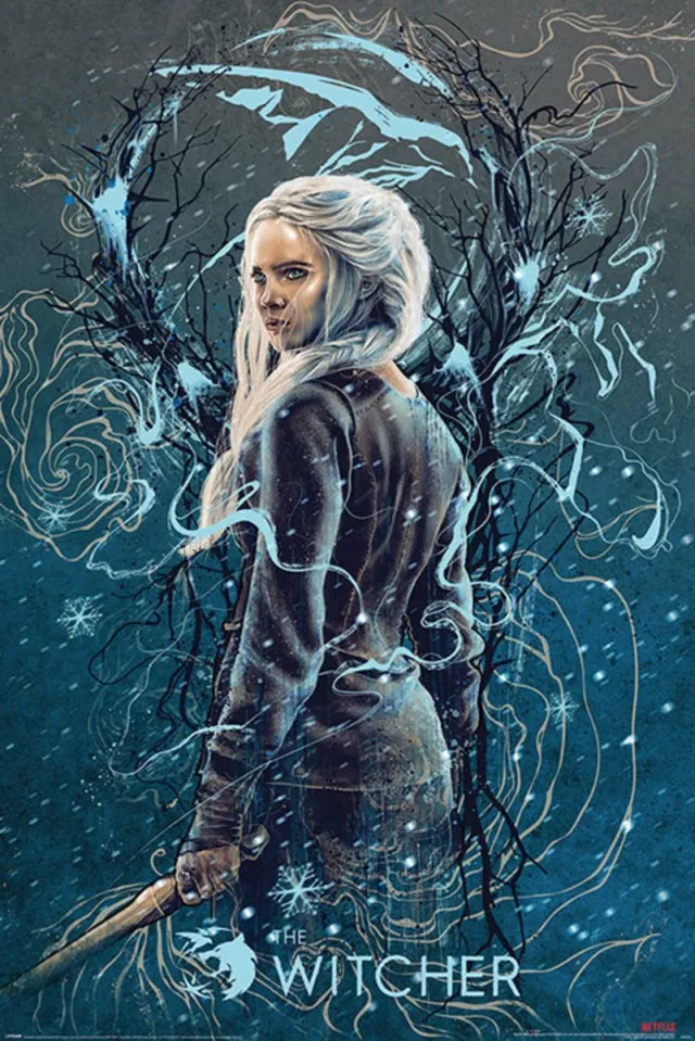Netflix Poster - The Witcher Ciri The Swallow - 91.5 X 61 Cm - Multicolor Multi color