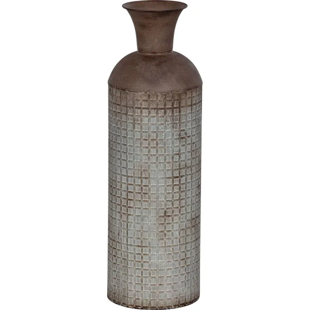 WOOOD Exclusive Kari Vaas XL - Metaal - Bruin - 70x19x19