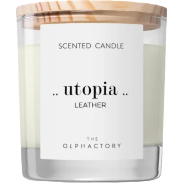 The Olphactory Luxe geurkaars 'Utopia' (40 branduren) Wit