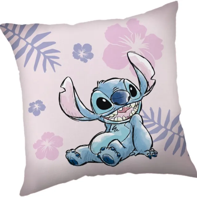 Disney Lilo and Stitch Pink Velour kussenhoes 40x40 cm