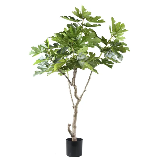 PTMD Kunstplant Fig - 118x110x152 cm - Polyester - Groen