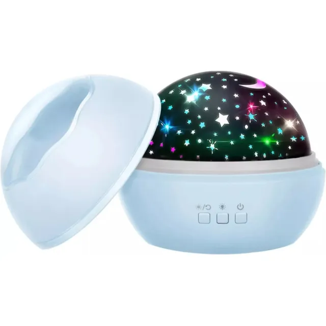 IZOXIS Blauwe Projector Nachtlamp - Sterrenhemel en Onderwaterwereld