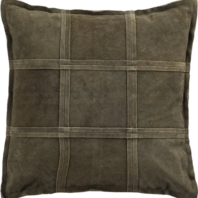PTMD COLLECTION PTMD - Sierkussen Cobie - Groen - 45x8x45cm