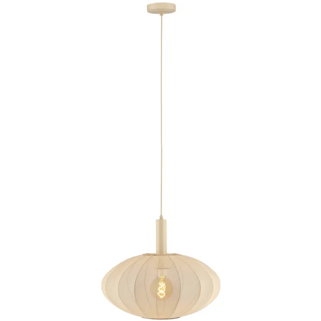 Lucide CORINA - Hanglamp - Ø 50 cm - 1xE27 - Beige