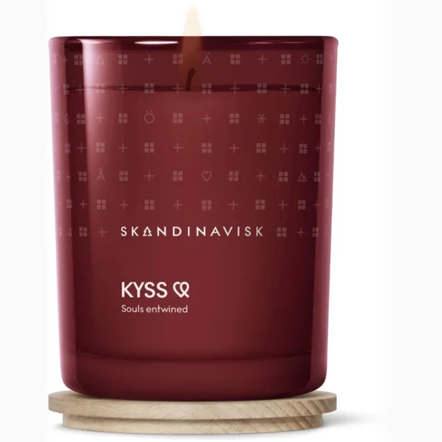 Skandinavisk Kyss geurkaars 200gr - 50u Rood