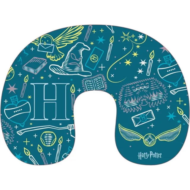 Harry Potter nekkussen 43x35cm Turquoise blauw