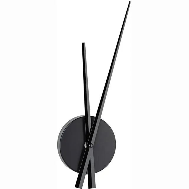 TFA Dostmann Wandklok minimalistisch - D30 cm - zwart - metaal - modern - muurklok - wijzers