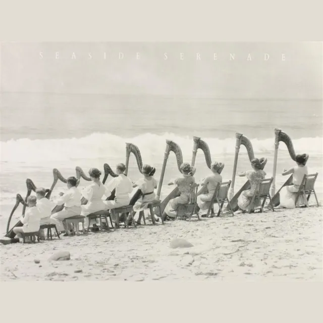 Catch Projecten Poster - Seaside Serenade - Keystone - Zwart/Wit - Fotografie - Jaren 80