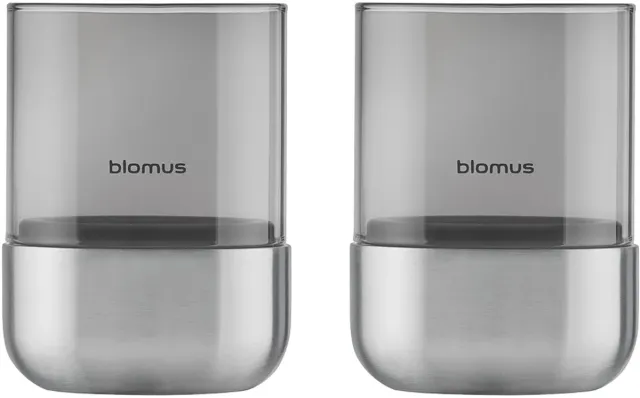 Blomus Calma Windlicht Smoke Extra Small 2 Stuks [gid://shopify/Metaobject/211492634963]