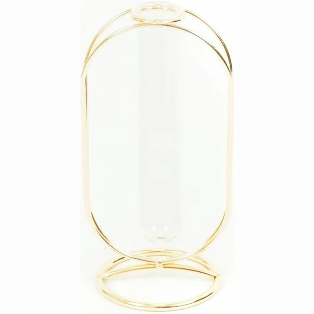 Housevitamin Goud Metalen Vaasje-Ovaal- 9.5x21,5cm