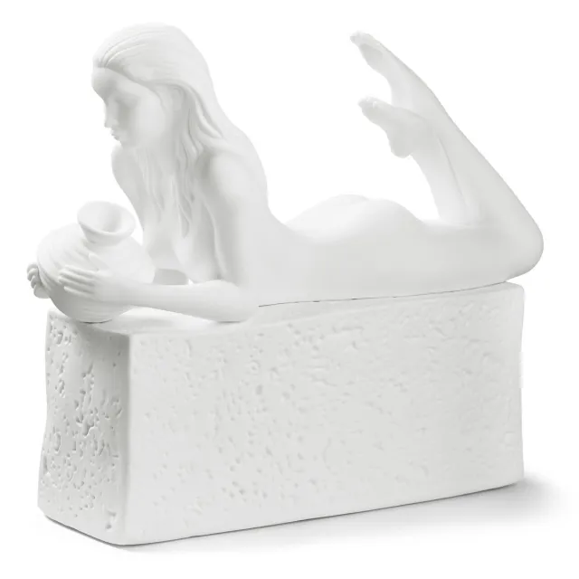 Goebel Christel Zodiacs | Decoratief beeld Sterrenbeeld Waterman vrouwelijk | Porselein - 20cm