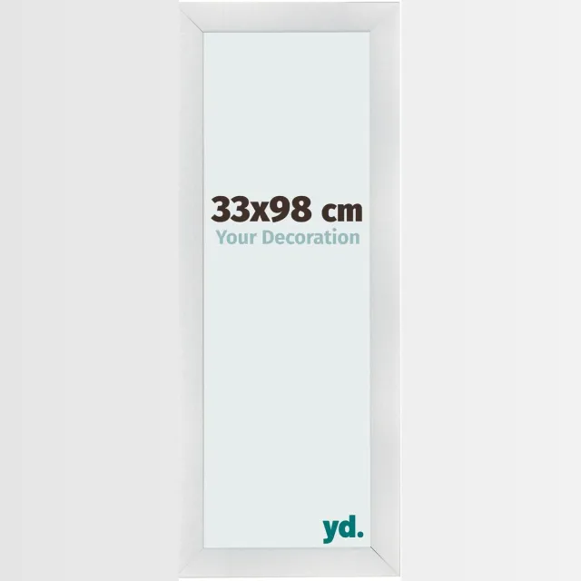 yd. Your Decoration - Fotolijst 33x98 cm - MDF - Zilver Mat - Pisa