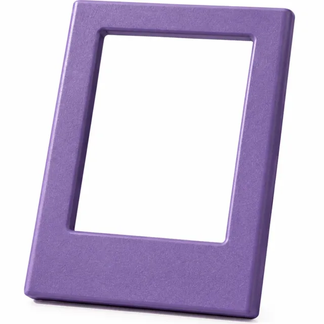 SWGOTA Donkerpaarse magnetische minifotolijst voor foto's van 54 x 86 mm, lijstformaat 65 x 88 mm, ABS zonder glas