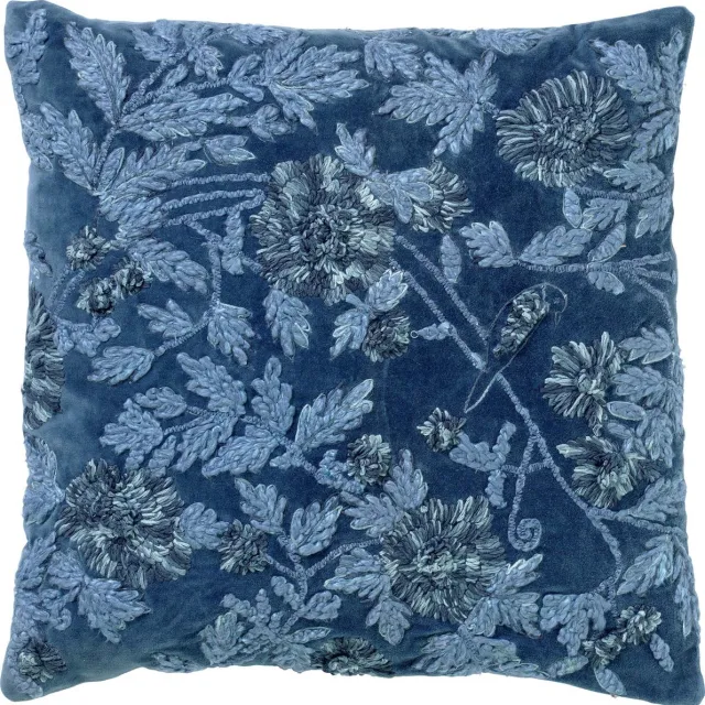 Hoii GISELLE | sierkussen 45x45 cm | Insignia Blue | blauw | Hoii | met duurzame kussenvulling Marineblauw