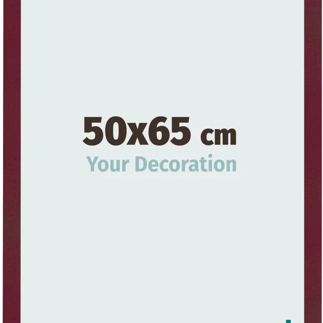 yd. Your Decoration - Fotolijst 50x65 cm - MDF - Wijnrood Geveegd - Bologna