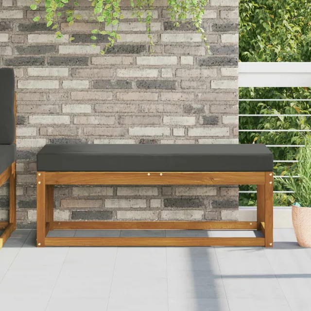 vidaXL Buiten Zitkussen Stof Antraciet 115 x 40 x 8 cm Anthraciet