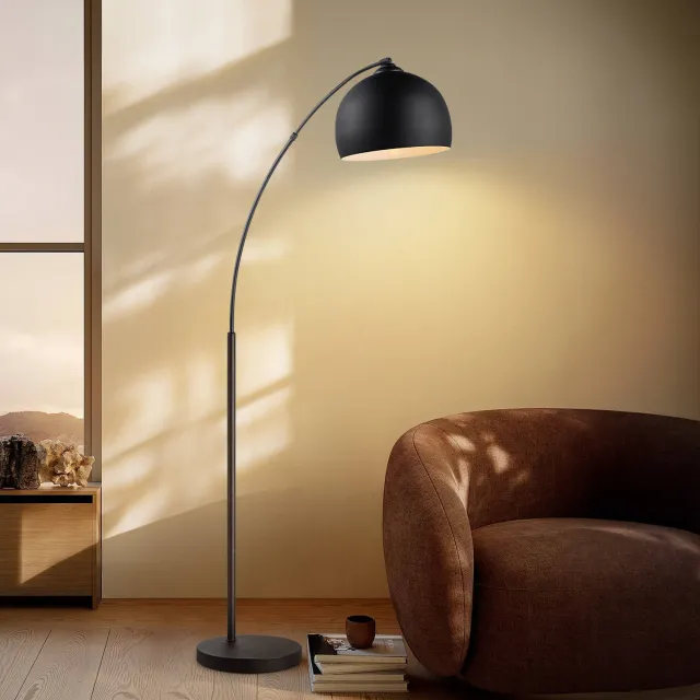 NOUS Living vloerlamp Hagar (Ø30x171 cm) Zwart