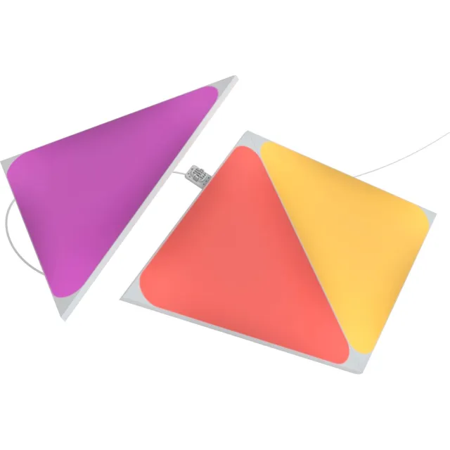 Nanoleaf Shapes Triangles Uitbreidingspakket - 3 Panelen - Slimme Verlichting - Siri, Google, Alexa Wit