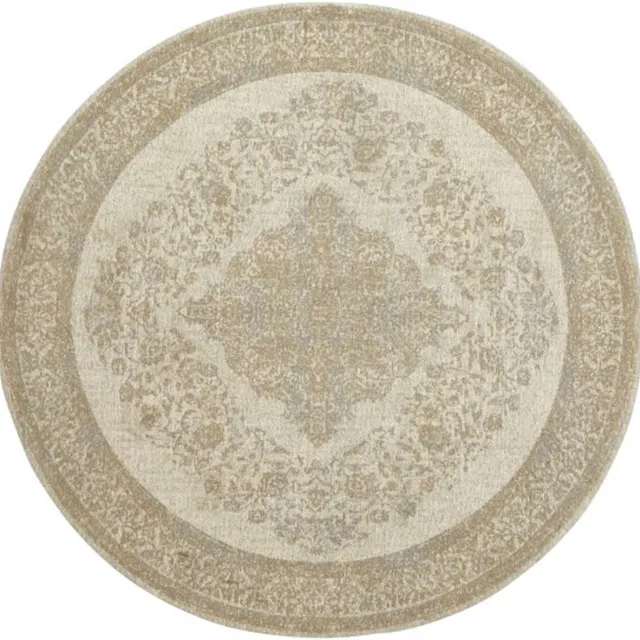 Nordal Vloerkleed Boda zand/beige 140 Ø