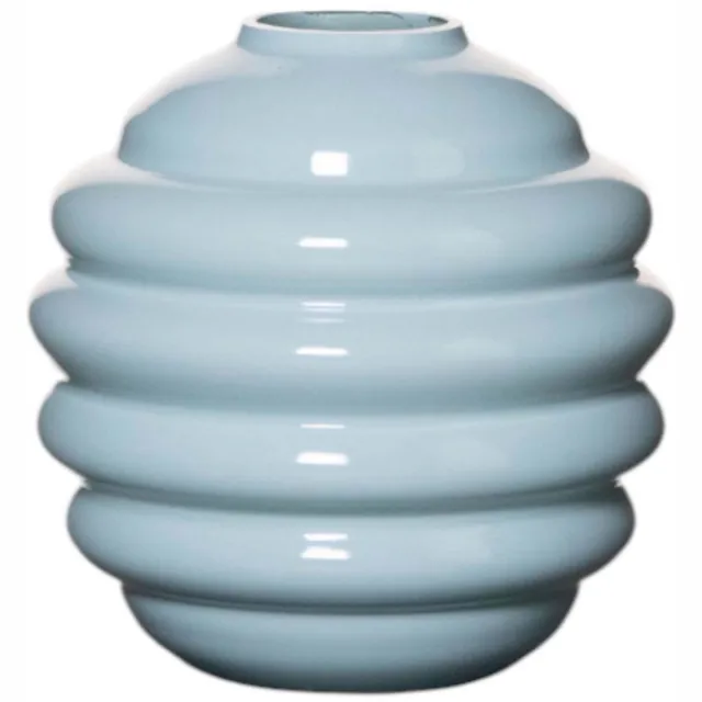 Ottosimon vaas blauw decoratievaas keramiek 15 cm modern. Meerkleurig