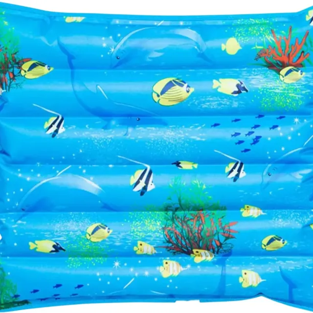 rimmo Koelmat - Koel Kussen – REIskussen met Waterkoeling – Koel zitkussen voor bureaustoel en auto – Zacht zomer zitkussen 45 x 45 cm Blauw