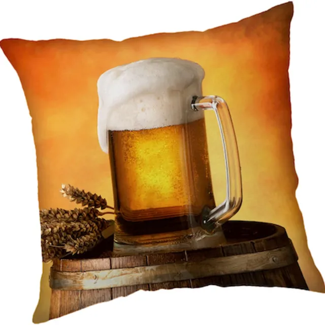 Bier Kussen Pul - 40 x 40 cm - Polyester Multi