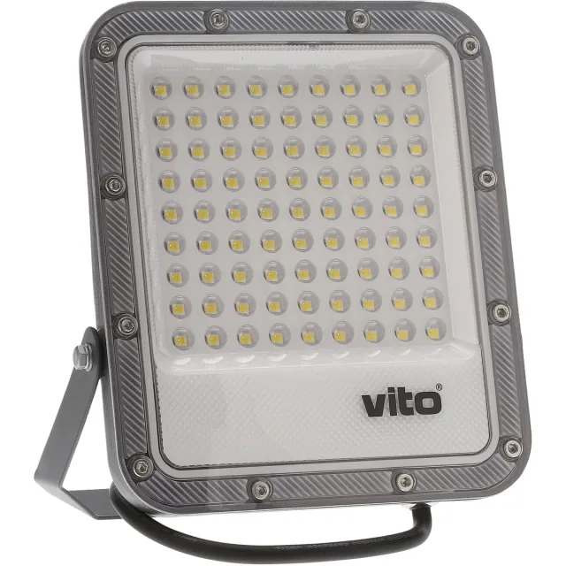 Vito LED Schijnwerper 50W - 7600lm 6000K IP66 - Met OSRAM SMD LEDs - Wit - LED Floodlight