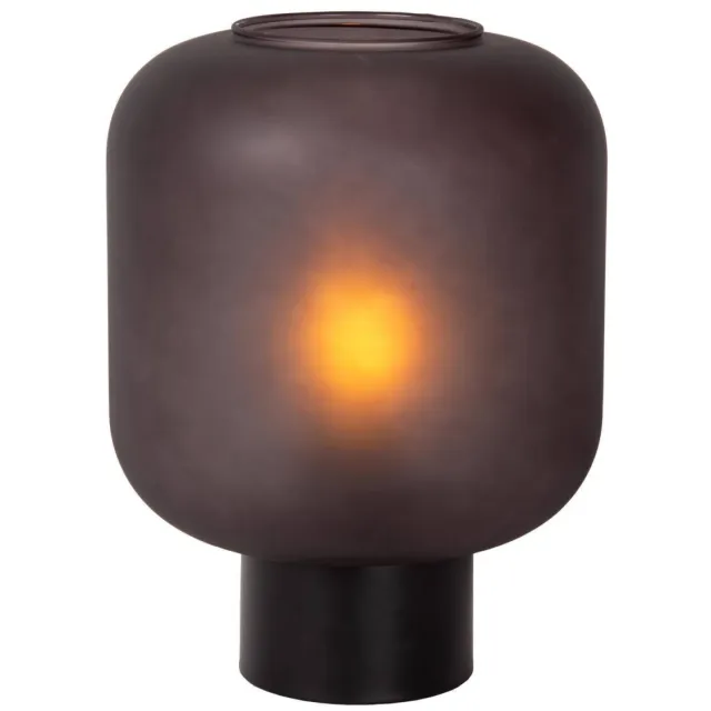 Lucide ELOISE - Tafellamp - Ø 21 cm - 1xE27 - Zwart