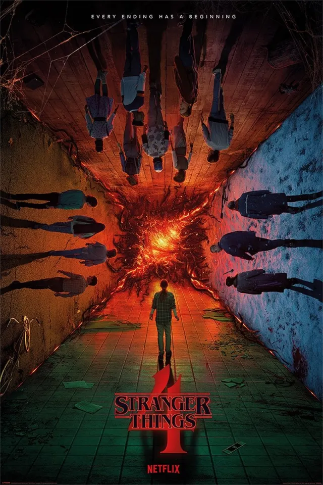 Stranger Things Every Ending Has A Beginning - Maxi Poster Multi color