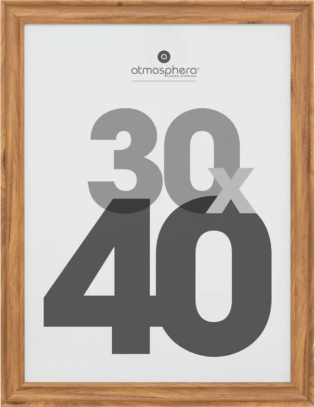 Atmosphera Créateur d'intérieur® Houten fotolijst 30x40 cm MAE Bruin