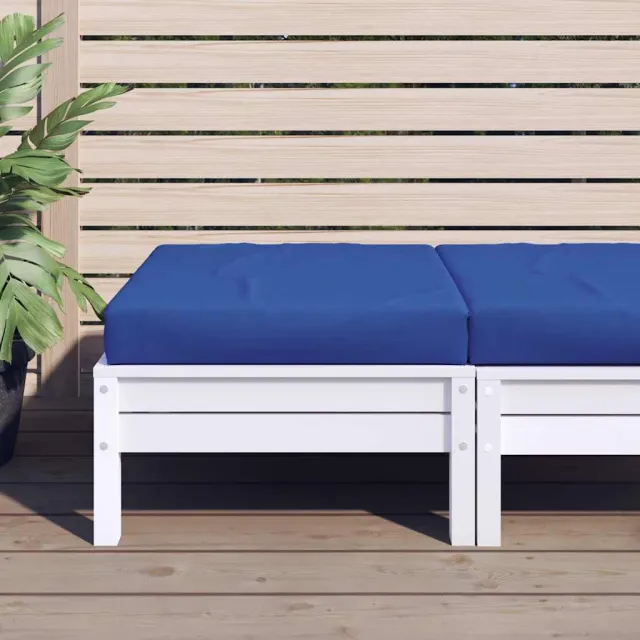 vidaXL Palletkussen 60x60x9,5 cm oxford stof blauw