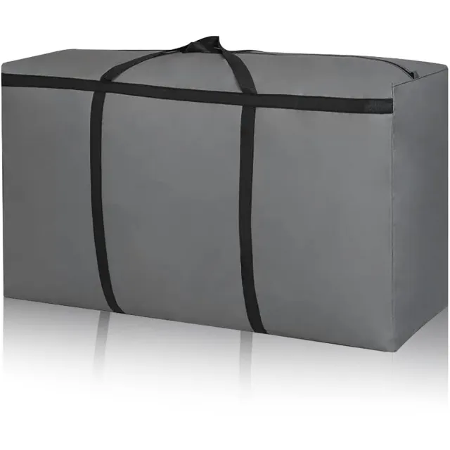 Ibenzoa Ruime Opbergtas van 180 Liter voor Diverse Opbergbehoeften met 600D Oxford Stof grijs