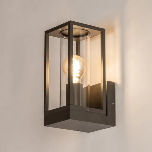 Lumidora Wandlamp 75367 - Voor buiten - MYLO - E27 - Bruin - Metaal - Buitenlamp - IP44