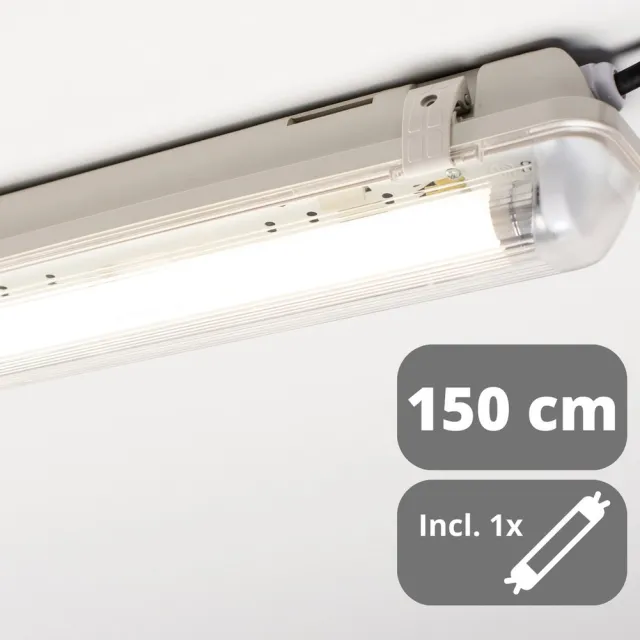 LED's Light EasyFix LED TL Verlichting set 150 cm - Compleet armatuur met LED buis - 4000K - IP65 wit