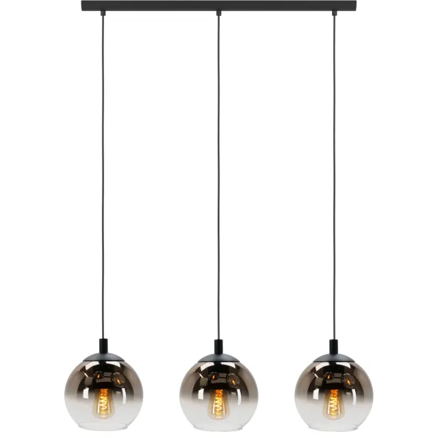 EGLO Ariscani 1 Hanglamp - E27 - 76,5 cm - Koperglas - Zwart Zwart;Koper;