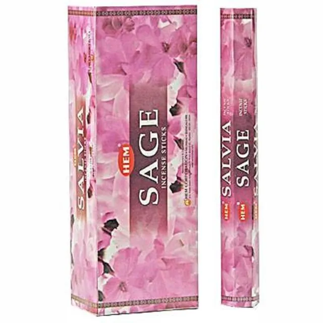 HEM Wierook - Sage - Slof (6 pakjes/120 stokjes)