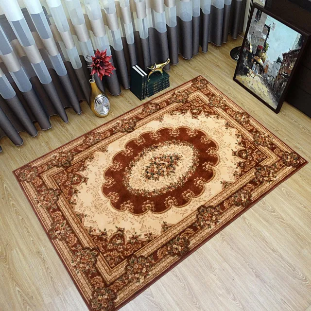 Tapiso Yesemek Vloerkleed Creme Perzisch Oriental Tapijt Maat- 140x190 Bruin Beige