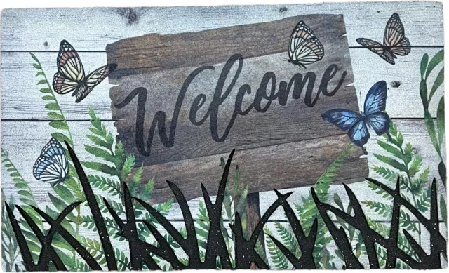 Hamat deurmatten Hamat Eco Master - Ecologische deurmat - Welcome - Voor Binnen en buiten- 45 x 75 cm multi