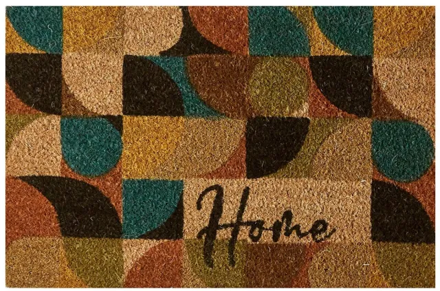 MD-Entree MD Entree - Deurmat - Kokosmat - Coco Gold Geometric - 40 x 60 cm Meerkleurig