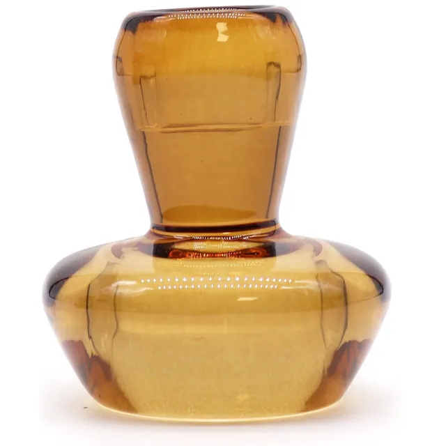 Ancient Wisdom 3 x Mushroom Flip Dinerkaars / Theelichthouder - Antiek Amber multikleur