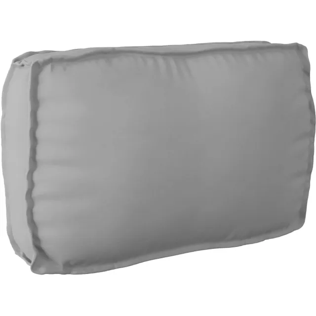 vidaXL Kussen Oxford Stof Grijs 70 x 40 x 12 cm