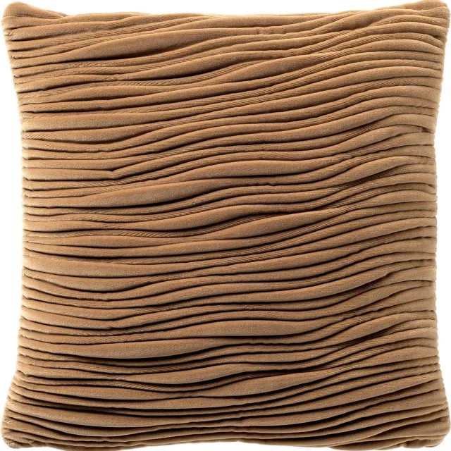 Hoii DAVIDE | sierkussen 43x43 cm | Natural | bruin | Hoii | met duurzame kussenvulling Beige