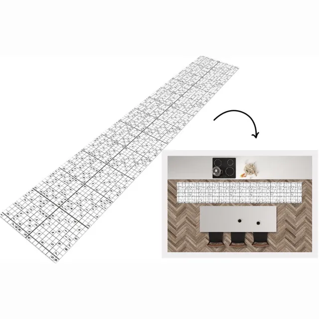 KitchenYeah Keukenloper - Keukenmat - Sudoku - Puzzel - Patroon - Keuken vloerkleed Multicolor