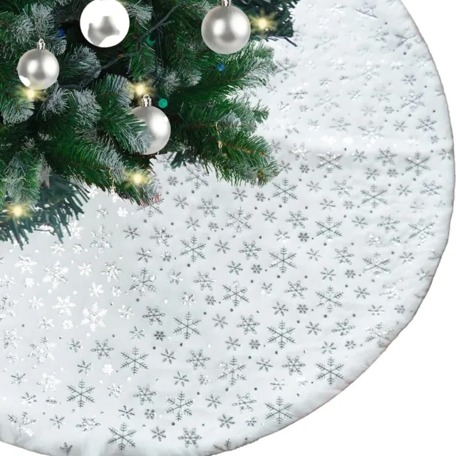 DailySupplies® Kerstboomrok - Kerstboomkleed - Kerstversiering - Wit