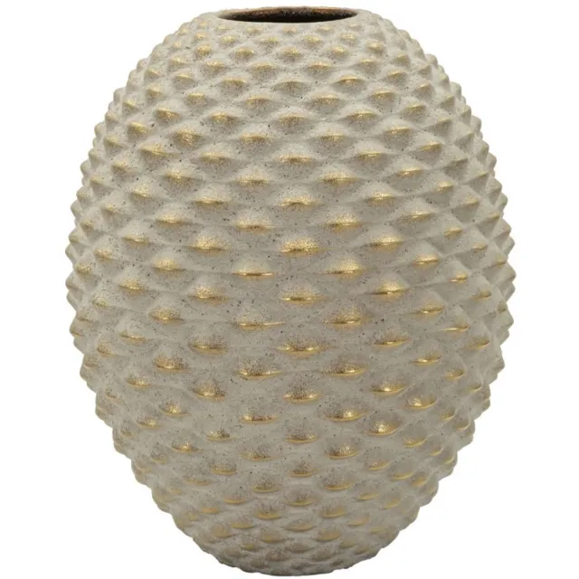Mauro Ferretti Vaas Pepipas Ball Vase Ø 29,5×36 cm Grijs