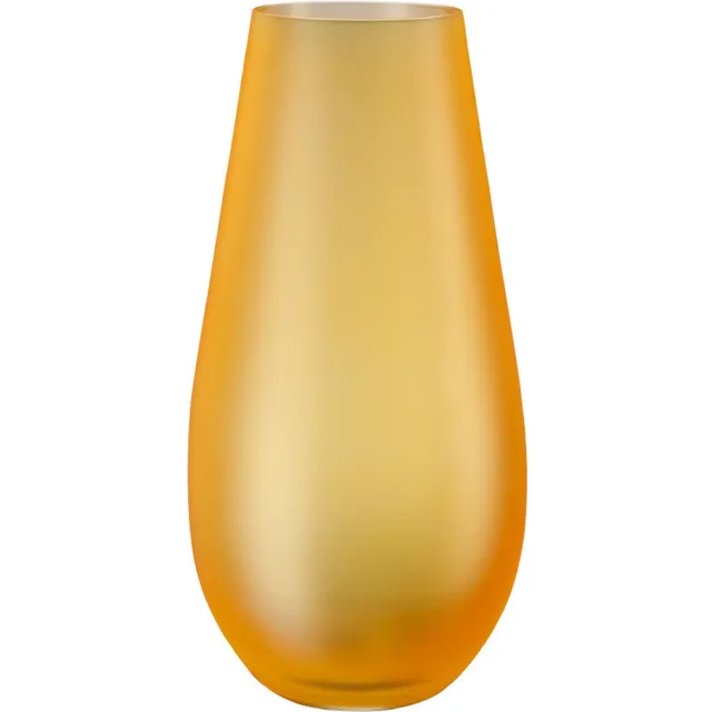 Inge Glas Inge Christmas goods Bloemenvaas New York - mat goudgeel - glas - 30 cm