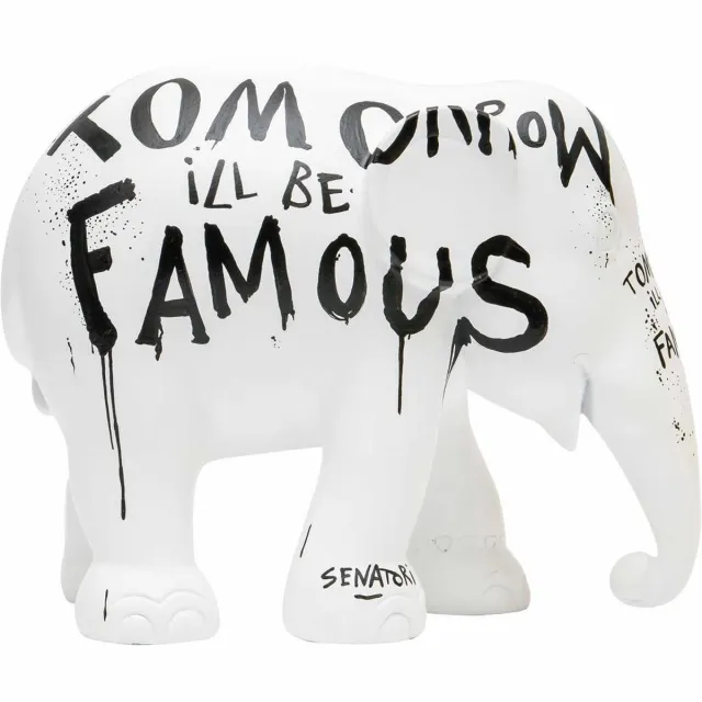 Elephant Parade Tomorrow I’ll Be Famous 30 cm Handgemaakt Olifantenstandbeeld - 30 cm Multi